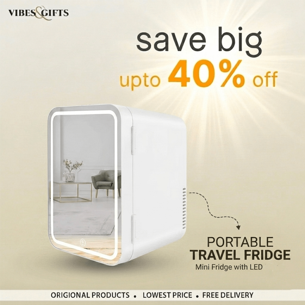 Cool & Hot Portable Travel Fridge - vibesandgifts