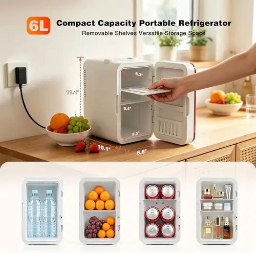 Cool & Hot Portable Travel Fridge - vibesandgifts