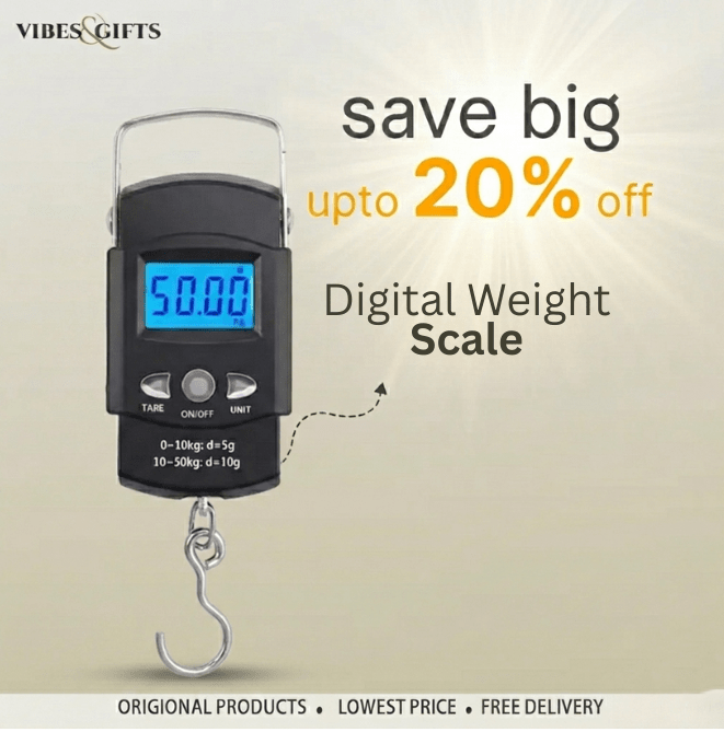 Digital Weight Scale 50kg Capacity - vibesandgifts