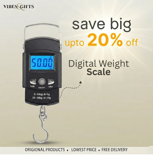 Digital Weight Scale 50kg Capacity - vibesandgifts