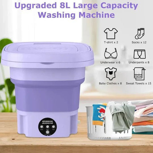 Foldable Portable Mini Washing Machine - vibesandgifts