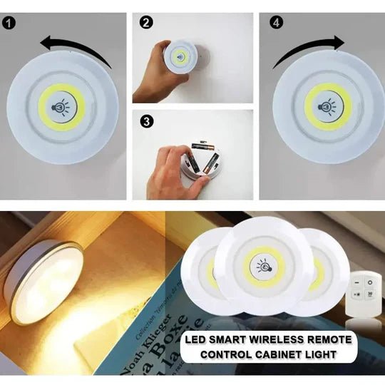 LED Cabinet Lights With Remote - vibesandgifts