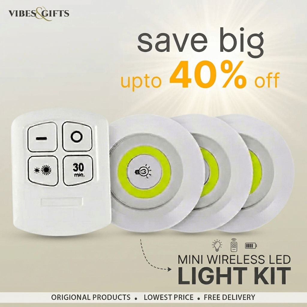 LED Cabinet Lights With Remote - vibesandgifts