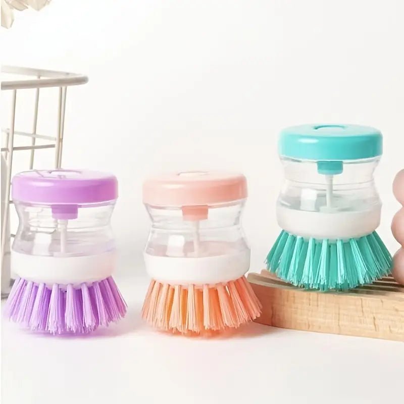 Liquid Dispenser Dish Brush - vibesandgifts