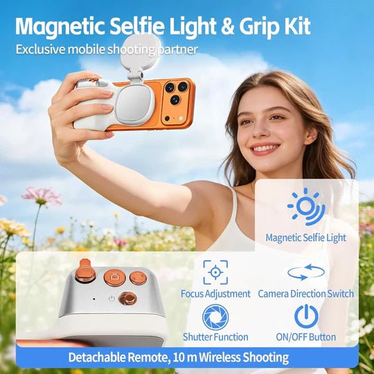 Magnetic Camera Phone Grip Kit - vibesandgifts