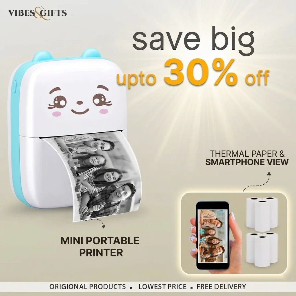 Mini Portable Printer - vibesandgifts