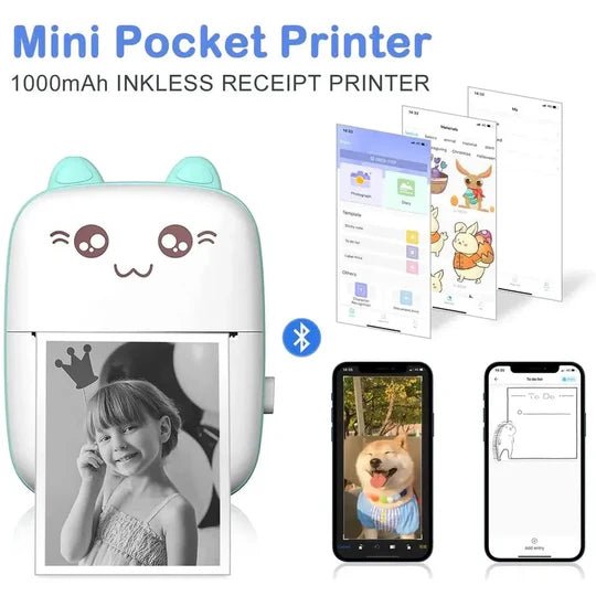 Mini Portable Printer - vibesandgifts
