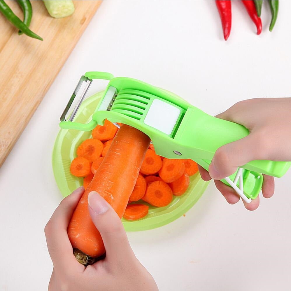 Multi Veg Cut 5 Blade Vegetable & Fruits Cutter & Slicer - vibesandgifts