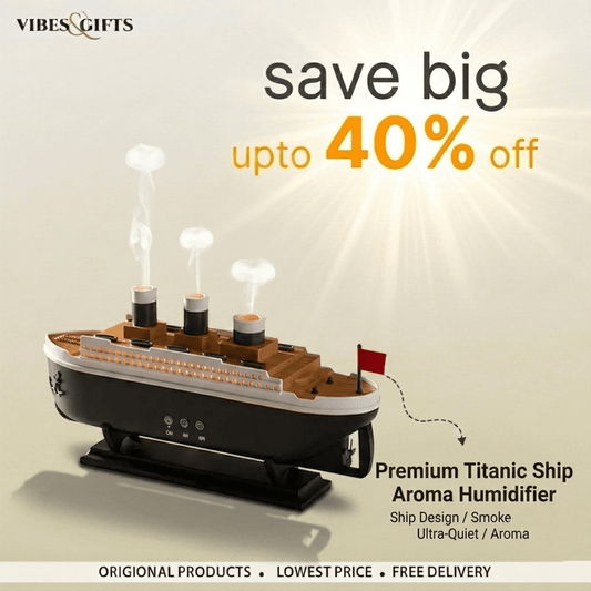 Premium Titanic Ship Aroma Humidifier - vibesandgifts