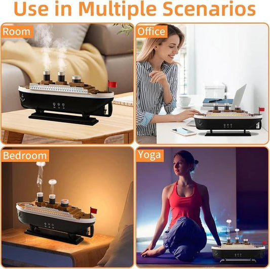 Premium Titanic Ship Aroma Humidifier - vibesandgifts