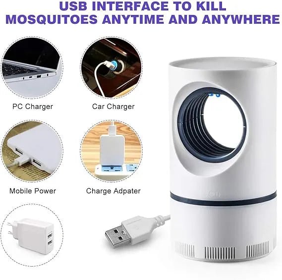 USB powered electric mosquito killer lamp - vibesandgifts