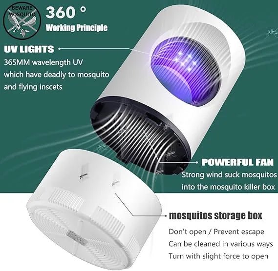 USB powered electric mosquito killer lamp - vibesandgifts